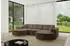 ALTDECOR MARI-U1-v2 Wohnlandschaft U-Form, Velours, braun, 303x171x83cm (800001617145)