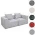 MCW Sofa O54 2-Sitzer modular, Stoff 300g/m², hellgrau, 194x63x97cm (O54)