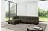 ALTDECOR Darnel-L2 Ecksofa L-Form, Velours, braun, 296x177x70cm (800001227756)