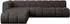ALTDECOR Darnel-L2 Ecksofa L-Form, Velours, braun, 296x177x70cm (800001227756)