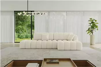 ALTDECOR OLEA-L2-S Ecksofa mit Schlaffunktion und Bettkasten, L-Form, 321x164x75cm (OLEA-L2-S)