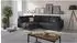 S-Style Möbel Lorine Ecksofa Mikrofaser anthrazit, L-Form, 231x161cm