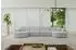 ALTDECOR Livo-U2 Wohnlandschaft U-Form, grau, 400x173x79,5cm