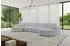 ALTDECOR Livo-U2 Wohnlandschaft U-Form, grau, 400x173x79,5cm
