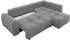 Mirjan24 Forest Ecksofa mit Schlaffunktion und Bettkasten, L-Form, 290x183cm, sandfarben (Lumo 55)