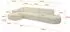 ALTDECOR Livo-L2 Ecksofa L-Form, Textil, beige, 337x173cm (800001363345)