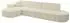 ALTDECOR Livo-L2 Ecksofa L-Form, Textil, beige, 337x173cm (800001363345)