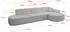 ALTDECOR Ecksofa MARI-L2-v3 L-Form, Bouclé, hellgrau, 328x171x83cm (MARI-L2-v3)
