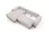 Fun Möbel CORUNIA Ecksofa Schlafsofa, Stoff Aragon, grau, Ottomane links