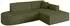 ALTDECOR IREA-L1-v4 Ecksofa L-Form Bouclé olivgrün 232x165cm (IREA-L1-v4)