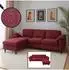 MCW Ecksofa MCW-O71 L-Form, Stoff, bordeaux (MCW-O71)