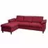 MCW Ecksofa MCW-O71 L-Form, Stoff, bordeaux (MCW-O71)