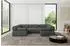 ALTDECOR Birno-U1 Modulares Ecksofa U-Form, grau, Bouclé, 285x190x70cm