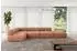 ALTDECOR Favio-L2 Ecksofa L-Form Velours apricot, 380x190x70cm