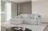 ALTDECOR LONLI-L Ecksofa mit Schlaffunktion und Bettkasten, L-Form, grau, 251x189x68cm (800001290778)