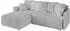 ALTDECOR LONLI-L Ecksofa mit Schlaffunktion und Bettkasten, L-Form, grau, 251x189x68cm (800001290778)