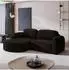 Masseno Amilia M Ecksofa L-Form mit Schlaffunktion und Bettkasten, braun (AMILIA M L-S MONOLITH 29)
