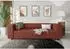 S-Style Möbel Malin 3-Sitzer Sofa Cord-Stoff terrakotta (Malin)