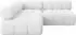 ALTDECOR Samaro-L1 Ecksofa L-Form Bouclé weiß 190x190x70cm