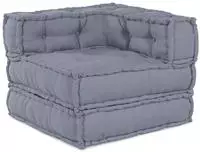 vidaXL Modulare Sofagarnitur Grau 70 x 70 x 56 cm Stoff