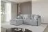 ALTDECOR LONLI-L Ecksofa mit Schlaffunktion und Bettkasten, L-Form, hellgrau (800000814084)