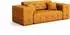 Fun Möbel CHANTAL 2-Sitzer Sofa Velvet gelb