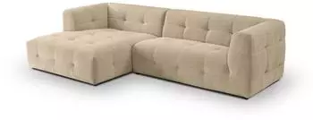 Mid.you Tenso Ecksofa L-Form, Flachgewebe, beige (001849021702)