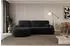 ALTDECOR LIRA-L Ecksofa mit Schlaffunktion und Bettkasten, L-Form, schwarz, 264x172x89cm (800001420740)