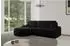 ALTDECOR LIRA-L Ecksofa mit Schlaffunktion und Bettkasten, L-Form, schwarz, 264x172x89cm (800001420740)