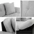 Mirjan24 Montana Ecksofa L-Form, Textil, Nussbaumfarben (Montana)