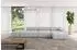 ALTDECOR Lizur-L2 Ecksofa L-Form, Bouclé, hellgrau, 380x160cm (800001290565)