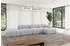 ALTDECOR Lizur-L2 Ecksofa L-Form, Bouclé, hellgrau, 380x160cm (800001290565)