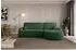 ALTDECOR LIRA-L Ecksofa mit Schlaffunktion und Bettkasten, L-Form, grün, 264x172x89cm (800001420744)