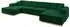 ALTDECOR IREA-U2 Wohnlandschaft U-Form, grün (800001617211)