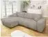 Mirjan24 Furyn Maxi Ecksofa Boucle, L-Form, Schlaffunktion & Bettkasten