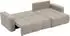 Mirjan24 Furyn Maxi Ecksofa Boucle, L-Form, Schlaffunktion & Bettkasten