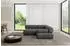 ALTDECOR Mende-L1 Ecksofa L-Form, Velours, dunkelgrau, 190x190x70cm (800001555001)