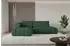 ALTDECOR Cloud-L Ecksofa mit Schlaffunktion und Bettkasten, L-Form, grün (800001146553)