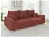 S-Style Möbel Maya 3-Sitzer-Sofa Cordstoff terrakotta (210x81x93cm)