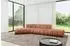 ALTDECOR Solven-L1 Ecksofa L-Form, Velours, apricot, 380x174x70cm (800001593186)