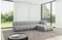 ALTDECOR Darnel-L2 Ecksofa modular L-Form Velours hellgrau 296x177x70cm (800001227764)