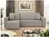 Mirjan24 Karl Ecksofa L-Form mit Schlaffunktion und Bettkasten (Lima 50)