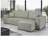 Mirjan24 Karl Ecksofa L-Form mit Schlaffunktion und Bettkasten (Lima 50)