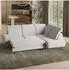 Masseno LERMA R-S Ecksofa L-Form mit Schlaffunktion & Bettkasten, grün (LERMA R-S MONOLITH 37)