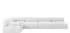 ALTDECOR Mende-L3 Ecksofa L-Form Bouclé weiß 380x190cm (800001554947)