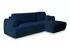 Masseno Senti K R-S Ecksofa L-Form mit Schlaffunktion und Bettkasten, blau (SENTI K R-S KRONOS 09)