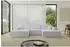 ALTDECOR IREA-U1 Wohnlandschaft U-Form, Textil, hellgrau, 301x165x80cm (800001202346)