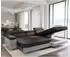 Masseno Elma R-S Ecksofa Velours gelb mit Schlaffunktion und Bettkasten (ELMA R-S MONOLITH 48)
