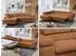MKS Meble Peter L Ecksofa L-Form mit Schlaffunktion und Bettkasten, orange (Peter L)