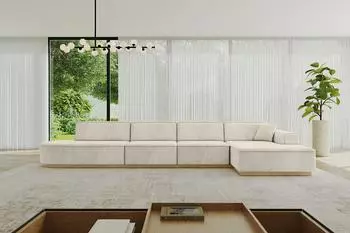 ALTDECOR IREA-L3-v2 Ecksofa L-Form Velours, 413x171cm (800001348634)